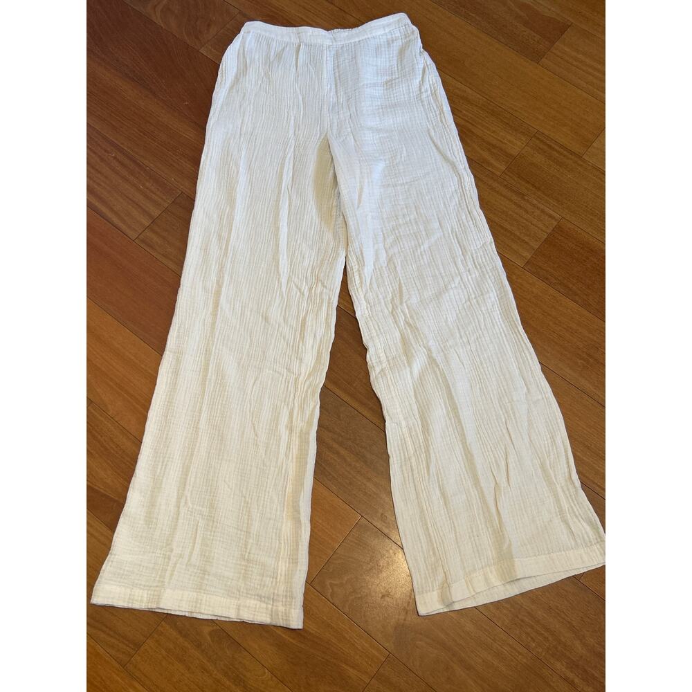 NWT L*Space California Cotton Wide Leg Pants - Picture 1 of 10